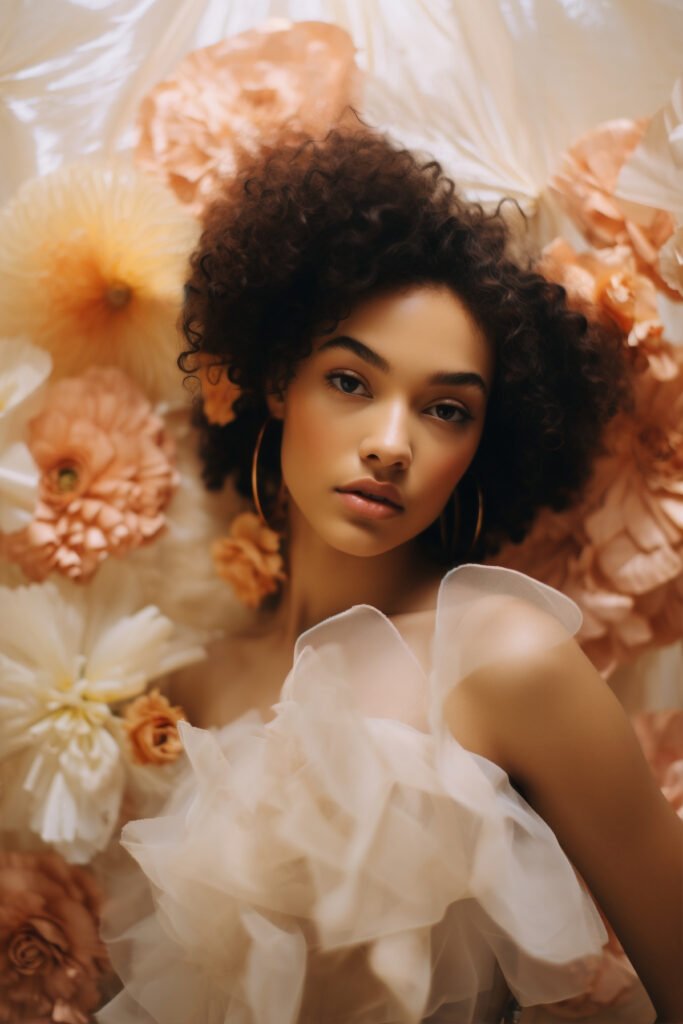 ai-generated-woman-bloom-portrait